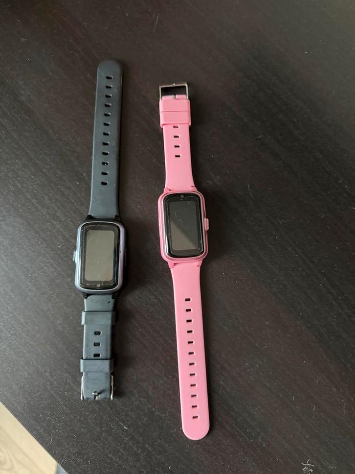 Qlokkie Kinderhorloge - GPS Tracker, Sieraden, Tassen en Uiterlijk, Smartwatches, Gebruikt, Android, Roze, Afstand, Waterdicht