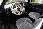 Fiat 500 1.0 Hybrid Lounge 2021 ZWART | Apple CarPlay | Airc, Auto's, Gebruikt, Euro 6, Leder en Stof, Zwart