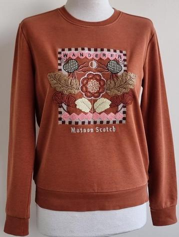 Scotch & Soda oranje/bruine sweater mt. XS beschikbaar voor biedingen