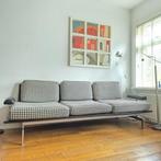 Vintage zeldzaam design 3 zits bank Dux, Zweden, 1980, Ophalen, Metaal, Gebruikt, Tweepersoons