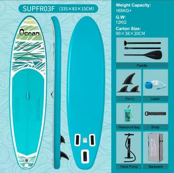 NIEUW! MEERDERE KLEUREN! Opblaasbare Funwater sup set 165 kg beschikbaar voor biedingen