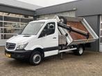 Mercedes-Benz Sprinter 514 CDI 3-zijden Kipper Euro 6 Hiab 0, Auto's, Bestelauto's, Stof, Gebruikt, Wit, Onderhoudsboekje