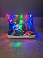 Kerstdecoratie - Kerstboomkwekerij met lichtjes, Diversen, Kerst, Ophalen of Verzenden, Gebruikt