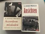 2x  E. Annie Proulx -Ansichten / Accordeon misdaden, Gelezen, R. Annie Proulx, Ophalen of Verzenden, Nederland