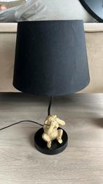 Nachtlampje zwart met gouden aapje, Ophalen of Verzenden