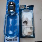 grohe glijstuk zeephouder chroom en wit voor glijstang, Ophalen of Verzenden, Nieuw, Wit, Overige typen