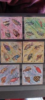 Vissen postzegels, Ophalen of Verzenden, Gestempeld, Dier of Natuur