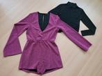 Amy & Ivy jumpsuit pak roze glitter XS + Only top zwart S, Kleding | Dames, Jumpsuits, Ophalen of Verzenden, Roze, Maat 36 (S)