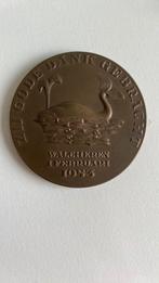 Herdenkingspenning 1953 Walcheren, Postzegels en Munten, Penningen en Medailles, Ophalen of Verzenden, Brons