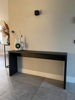 Sidetable zwart eikenhout look 160 cm nieuw!, Eikenhout, Nieuw, Ophalen of Verzenden, 150 tot 200 cm