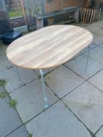 Lichtgewicht campingtafel - 1x gebruikt., Ophalen, Zo goed als nieuw, Ovaal, Kunststof