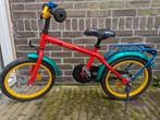 Vrolijke kinderfiets met standaard, Fietsen en Brommers, Fietsen | Driewielfietsen, Gebruikt, Ophalen