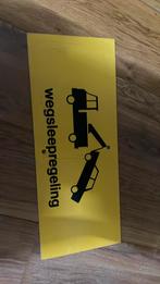 Bordje wegsleepregeling, Antiek en Kunst, Antiek | Wandborden en Tegels, Ophalen of Verzenden