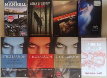 Stapel Scandinavische thrillers; in 1 koop slechts € 7,50 beschikbaar voor biedingen