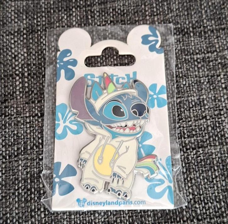 Stitch eenhoorn pin - Disneyland Parijs (nieuw), Verzamelen, Speldjes, Pins en Buttons, Nieuw, Speldje of Pin, Ophalen of Verzenden