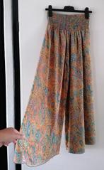 Prachtige zijden broek maat 36/38, Ibiza, bohemian, boho, Ophalen of Verzenden, Zo goed als nieuw, Maat 36 (S)