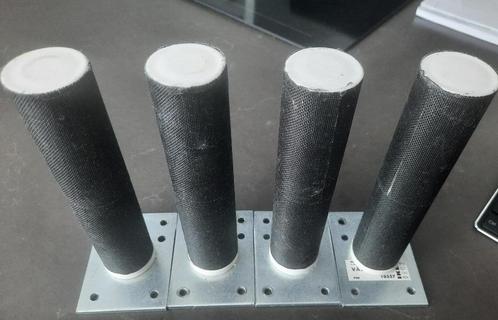 4x Ikea poten 16,5cm tbv badkamerkast Vattern, Huis en Inrichting, Badkamer | Badkamermeubels, Gebruikt, Ophalen of Verzenden