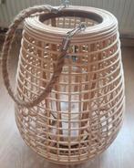 2 Intratuin windlichten van hout H41xB34, Ophalen of Verzenden, Nieuw, Hout, 25 tot 50 cm