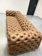 Chesterfield bank cognac, Ophalen, 250 tot 300 cm, Klassiek, Driepersoons