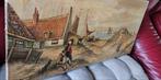 ANTIEKDirk Kubbe(1872-1952) Schilderij -Scheveningen ERFSTUK, Antiek en Kunst, Ophalen