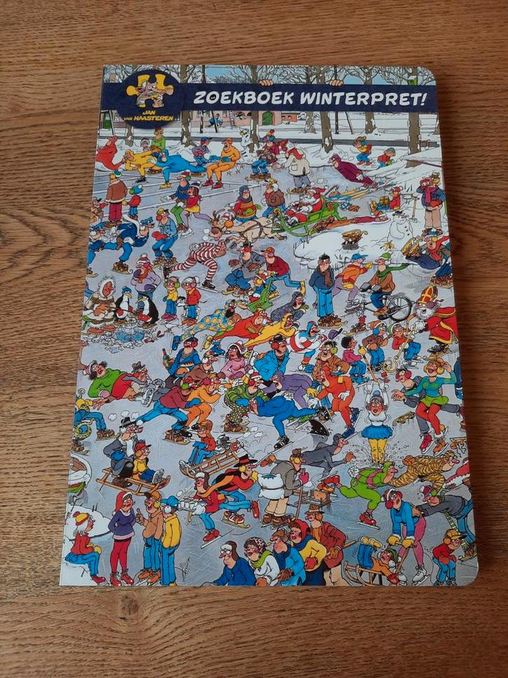 Zoekboek Winterpret! Jan van Haasteren, Boeken, Kinderboeken | Jeugd | onder 10 jaar, Zo goed als nieuw, Non-fictie, Ophalen of Verzenden
