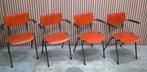22 x Vintage schoolstoelen houten retro horeca stoelen cafe, Huis en Inrichting, Stoelen, Ophalen of Verzenden, Zo goed als nieuw