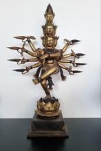 boeddha beeld brons Hevraja 10 armen, Moordrecht, Ophalen of Verzenden, Info@degaafstewinkel.nl, Nieuw