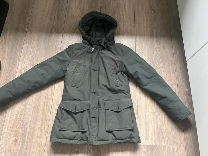 groenige 4 pocket parka airforce jas, Kleding | Dames, Jassen | Winter, Zo goed als nieuw, Maat 36 (S), Groen, Ophalen