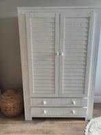 Coming Kids Louvre Kledingkast - Whitewash, Huis en Inrichting, 100 tot 150 cm, 50 tot 75 cm, Ophalen, Met deur(en)