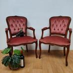 Brocante vintage Franse Louis XV stoelen fauteuils SETPRIJS, Huis en Inrichting, Hout, Valkenswaard, Gebruikt, Info@flashbackfurniture.nl