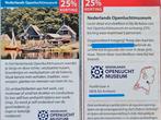 Nederlands Openluchtmuseum 25% kortingsbon, Tickets en Kaartjes, Musea, Drie personen of meer, Kortingskaart