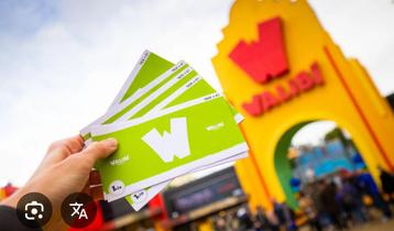 Walibi kaartje 8 stuks €20 per stuk beschikbaar voor biedingen