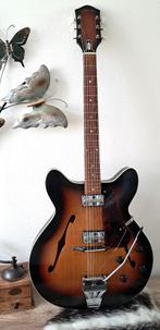 Archtop Jazz semi akoestische thinline gitaar jaren `60, Ophalen of Verzenden, Zo goed als nieuw, Hollow body, Overige merken