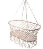 Macramé hangwieg baby / Newborn, Kinderen en Baby's, Babywiegjes en Ledikanten, Wieg, Ophalen of Verzenden, Zo goed als nieuw