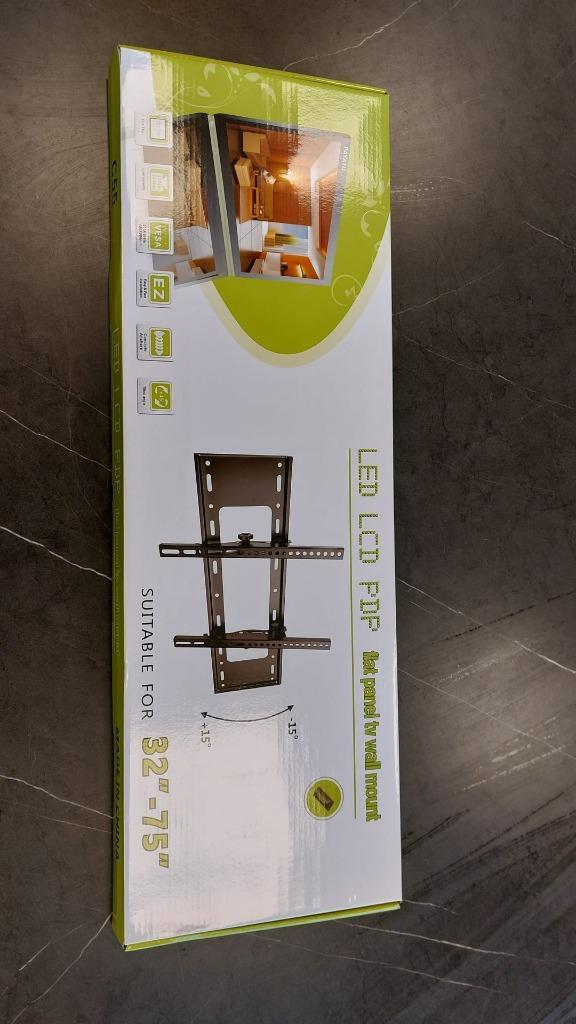 Kantelbare universele TV beugel - 32 t/m 75 inch, Audio, Tv en Foto, Televisiebeugels, Nieuw, Ophalen of Verzenden