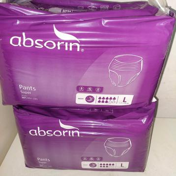Absorin Comfort pants super L 

 beschikbaar voor biedingen