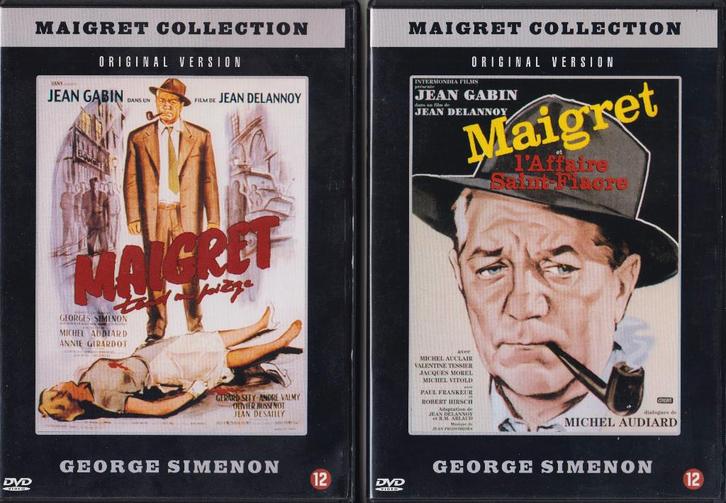 Maigret: tend un piège + L'affaire Saint-Fiacre (Jean Gabin), Cd's en Dvd's, Dvd's | Klassiekers, Zo goed als nieuw, Actie en Avontuur