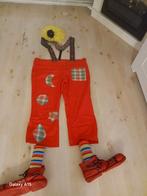 Clown broek met bretels compleet met schoenen, Kleding | Heren, Carnavalskleding en Feestkleding, Ophalen of Verzenden, Zo goed als nieuw