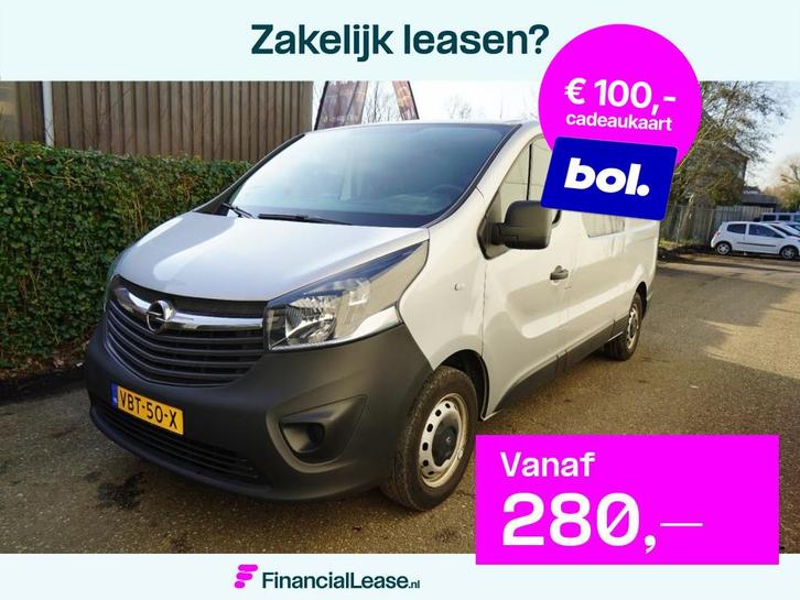 Opel Vivaro, Auto's, Opel, Bedrijf, Lease, Financial lease, Vivaro, ABS, Airbags, Airconditioning, Alarm, Bluetooth, Centrale vergrendeling