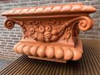 UGO POGGI BAROQUE FLOWER BOX IMPRUNETA TERRACOTTA BLOEMBAK, Tuin en Terras, Ophalen, Overige materialen, Minder dan 30 cm, Minder dan 60 cm