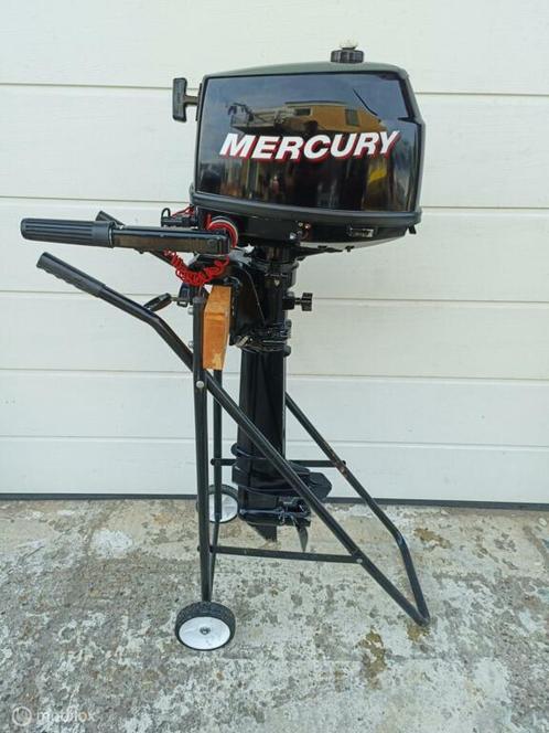 Mercury | 4 pk | 4 takt | Langstaart, Watersport en Boten, Buiten- en Binnenboordmotoren, Gebruikt, Benzine, Buitenboordmotor