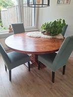 Massieve ronde eettafel Urban Sofa Ø150 – prachtig & stevig, Rond, Ophalen of Verzenden, Zo goed als nieuw, Vijf personen of meer