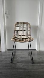 Rieten stoel, Huis en Inrichting, Stoelen, Ophalen, Gebruikt, Bruin, Riet of Rotan