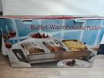Buffet-warmhoudschaal elektrisch, Ophalen of Verzenden, Zo goed als nieuw, 4 t/m 7 personen