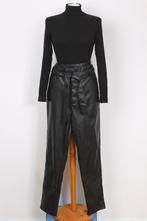 Leatherlook broek van NUKUS maat 40 (L), Maat 38/40 (M), Zwart, Ophalen of Verzenden, Zo goed als nieuw