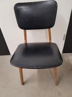 Vintage eetkamerstoel jaren 60 70 beschadigingen in de bekl., Ophalen, Gebruikt, Eén