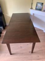 Uitschuifbare Vintage Eettafel 200x90, Huis en Inrichting, Ophalen, Gebruikt, 200 cm of meer, 50 tot 100 cm