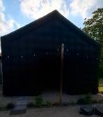 Zwarte luxe Opblaasbare partytent-feesttent-pop up tent 6x8, Tuin en Terras, Tuinhuizen, Ophalen of Verzenden, Zo goed als nieuw