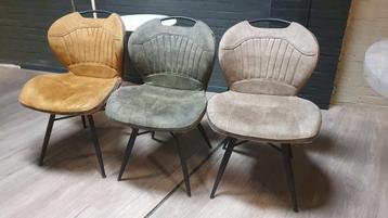 3x MX Sofa stoel Splash: 1x cognac, 1x lever, 1x mosgroen beschikbaar voor biedingen