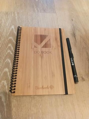 Bambook uitwisbaar notitieboek met pen (zwart) Do-Book beschikbaar voor biedingen